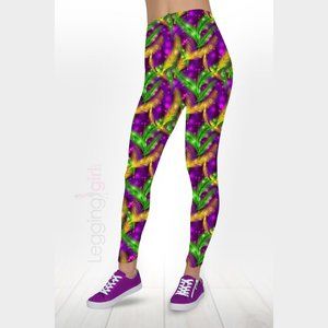 Glowing Branches Printed FeatherSoft Women's Leggings Extra Plus 3XL-5XL (Fits 2